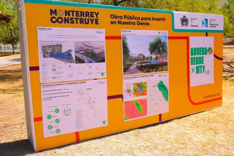 Rehabilitación del Parque Lago en Monterrey