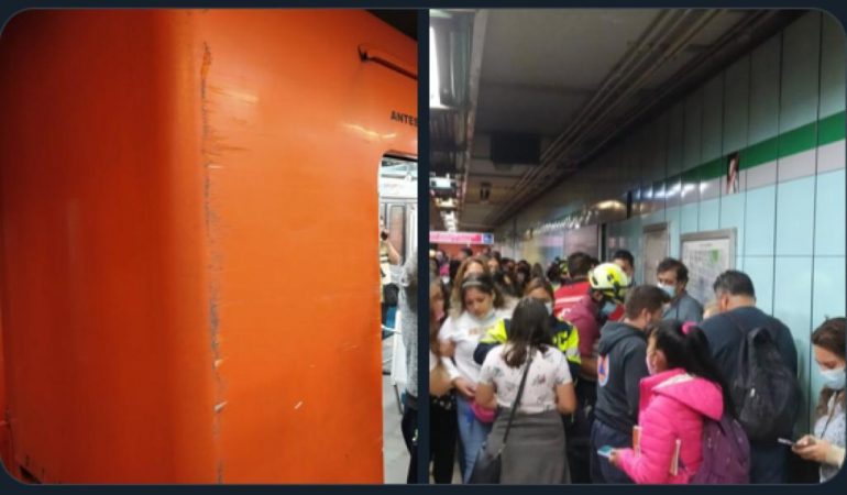 Falla en línea B del Metro. Desalojan tren y autoridades esconden razones