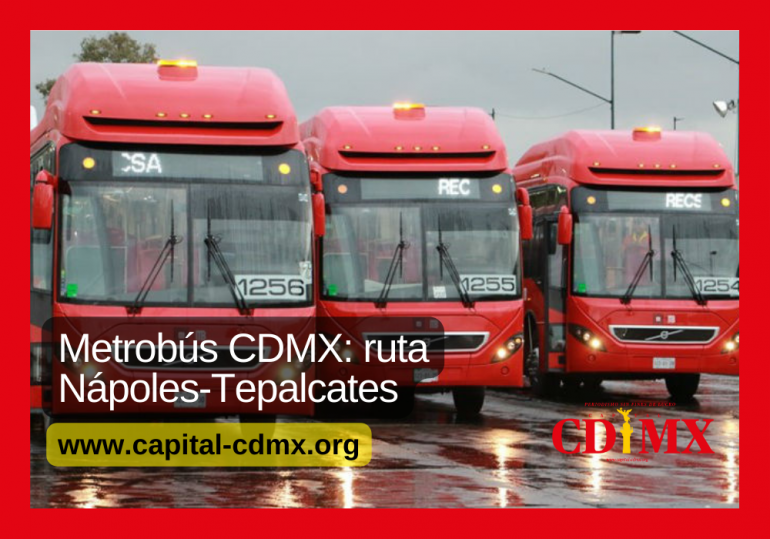 Metrobús CDMX: ruta Nápoles-Tepalcates