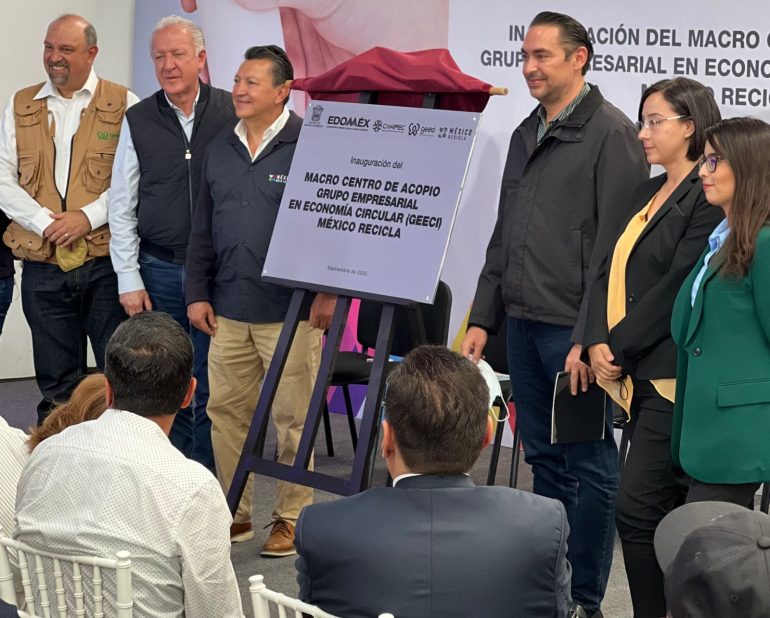 Inauguran en Ecatepec, el primer Centro de Acopio de Residuos Plásticos