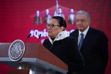 Rosa Icela Rodríguez, titular de la SSC, asegura una tendencia a la baja en homicidios durante la conferencia presidencial matutina