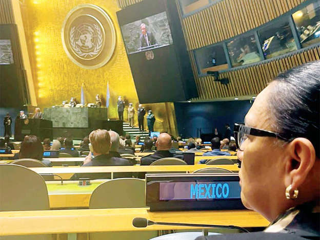 Rosa Icela Rodríguez reclama ante la ONU atacar la violencia por guerra contra «narco»
