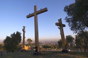 Cruces del Cerro de la Estrella, ubicadas en la alcaldía Iztapalapa