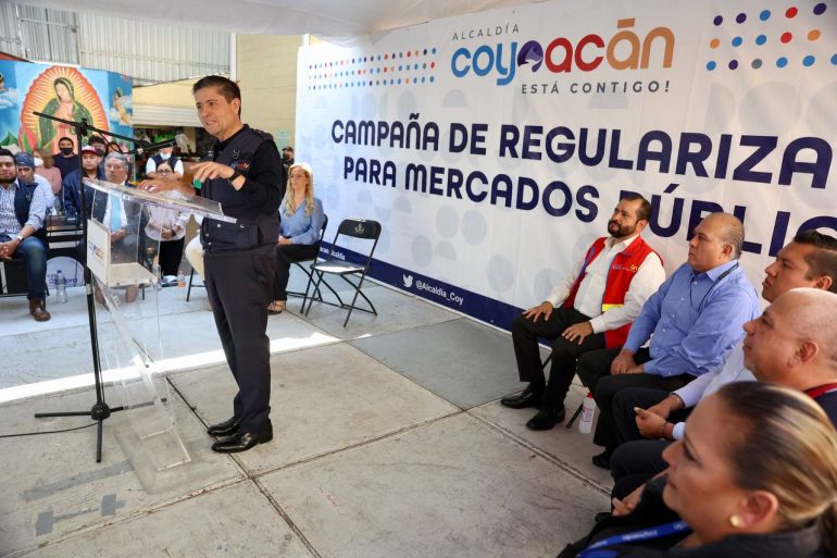 Alcaldía Coyoacán inicia campaña de regularización de Mercados Públicos