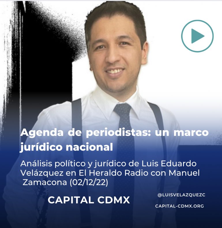 Agenda de periodistas: un marco jurídico nacional