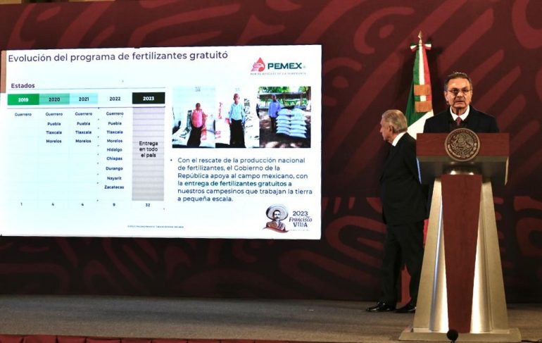 Pemex expande programa de fertilizantes a todo el país