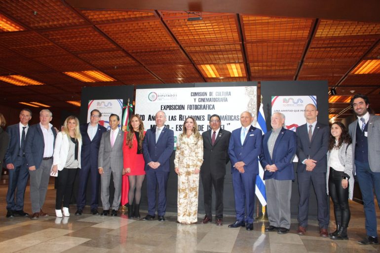 Inauguran exposición fotográfica sobre amistad entre México e Israel