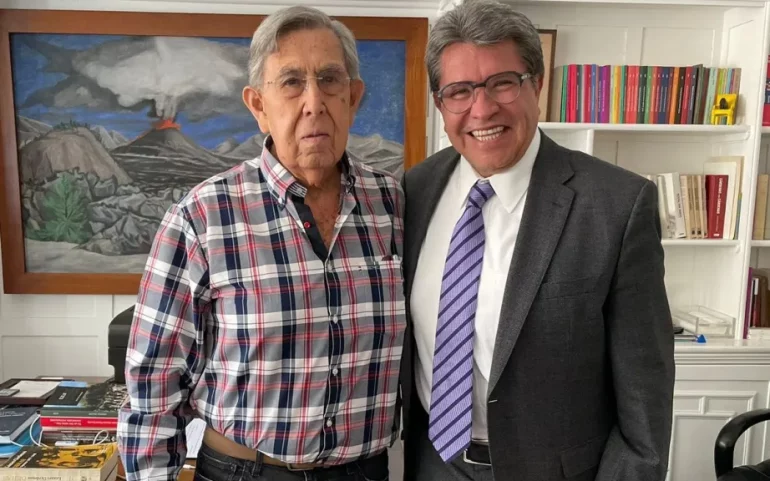 Se reúnen Ricardo Monreal y Cuauhtémoc Cárdenas