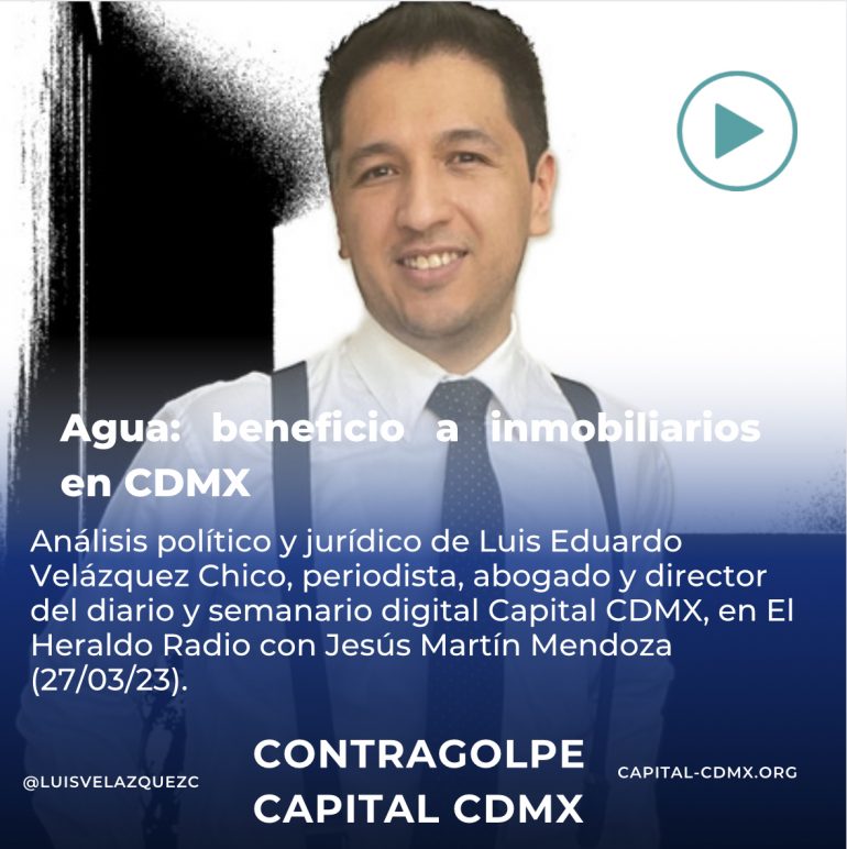 Agua: beneficios a inmobiliarios en CDMX
