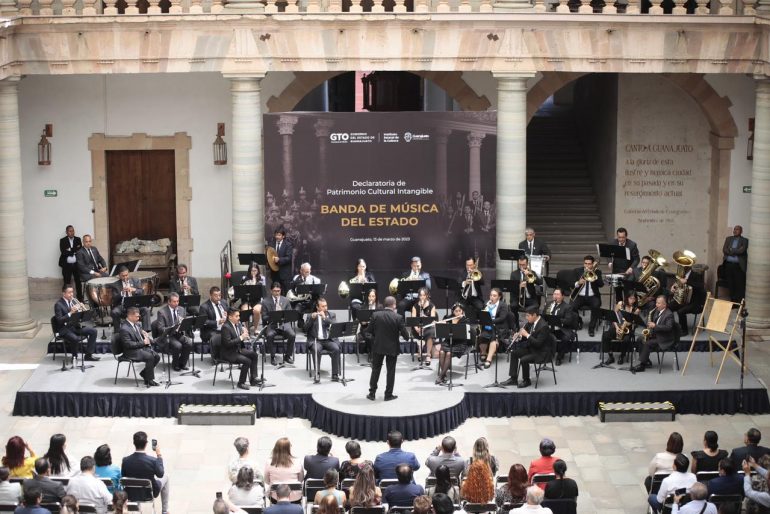 Declaran a la Banda de Música del Estado de Guanajuato, Patrimonio Cultural Intangible de su entidad