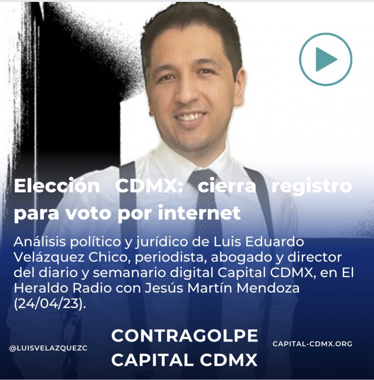 Elección CDMX: cierra registro para voto por internet