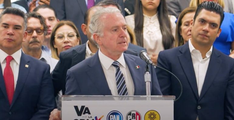 Santiago Creel ve división en Morena y unidad en oposición