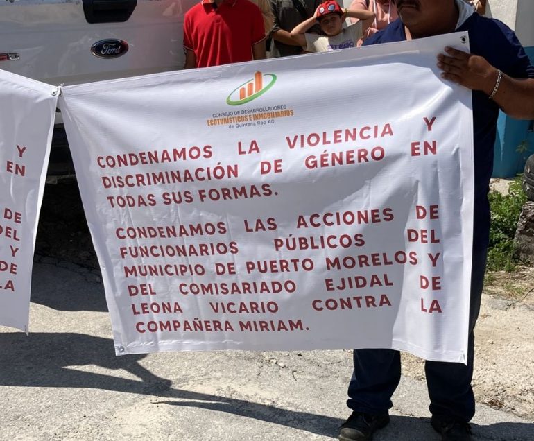 Ejidataria de Leona Vicario, Quintana Roo amenazada de muerte por denuncia de violencia género, solicita a las autoridades protección