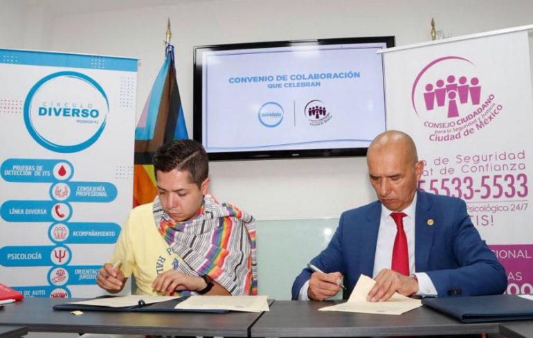 Círculo Diverso y Consejo Ciudadano se alían para dar seguridad a comunidad LGBT+
