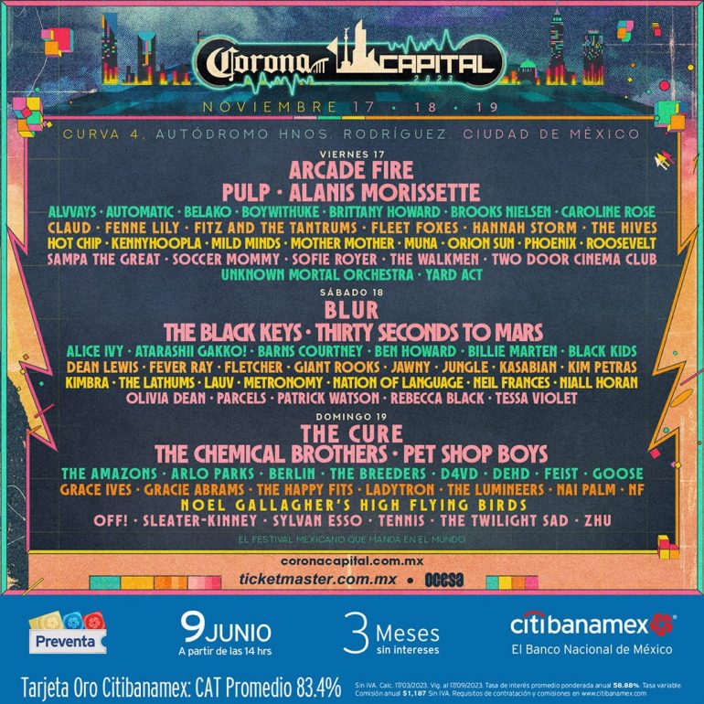 The Cure regresa a México: anuncian cartel del Corona Capital 2023