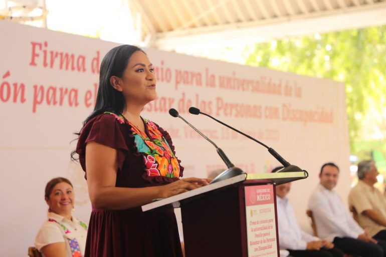 Secretaría de Bienestar y gobierno de Veracruz concretan universalidad de la Pensión de las Personas con Discapacidad