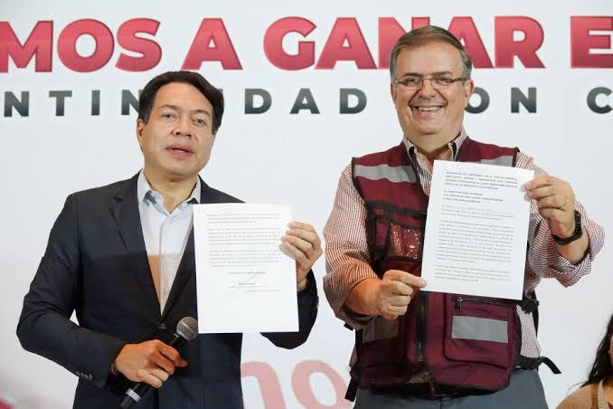 Marcelo Ebrard se registra en Morena como aspirante a candidato presidencial en 2024