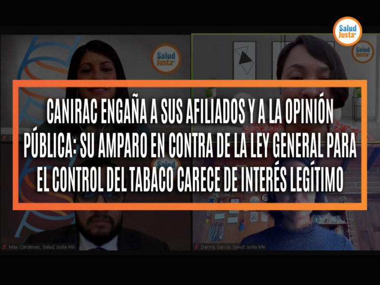 CANIRAC desinforma: no regresan las zonas para fumadores