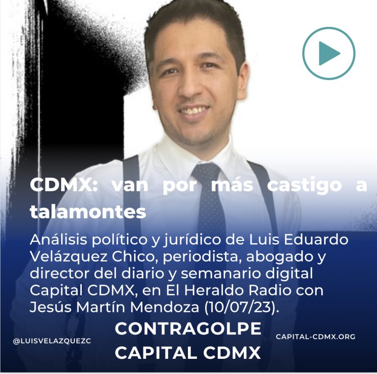 CDMX: van por más castigo a talamontes