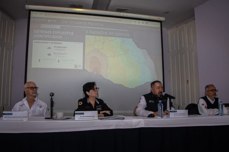 Con temblor de 8.0, planean escenario para el simulacro nacional en CDMX