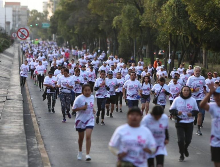 Organiza Coyoacán maratón contra cáncer de mama.