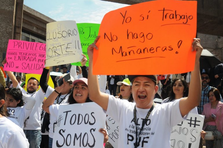 Trabajadores del Poder Judicial entran en paro.