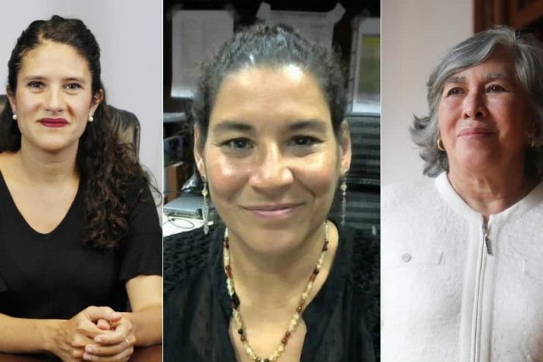 Bertha Alcalde Luján, Lenia Batres y María Estela Ríos conforman la terna para la Corte