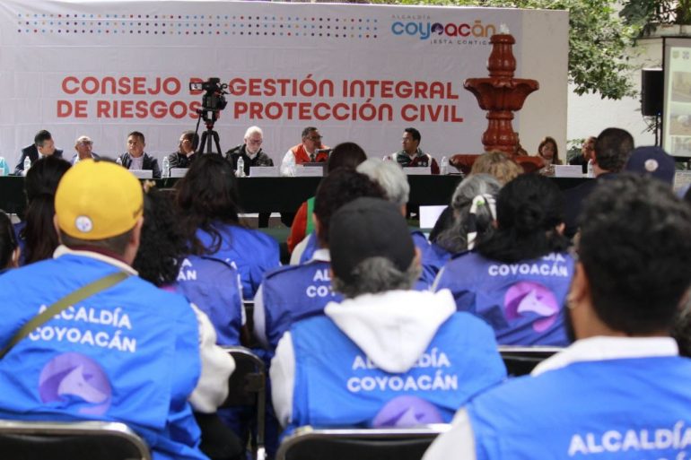 Coyoacán trabaja con la comunidad en la prevención de riesgos
