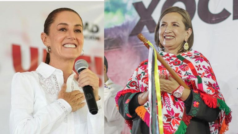Claudia Sheinbaum y Xóchitl Gálvez