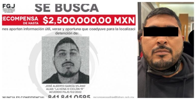 Capturaron a “La Kena” cerca de una plaza comercial en Nuevo León