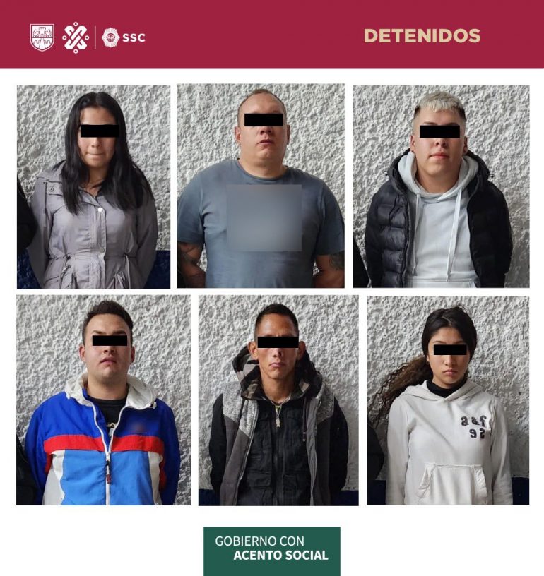 Detienen a seis integrantes del grupo criminal los “Malcriados 3AD”