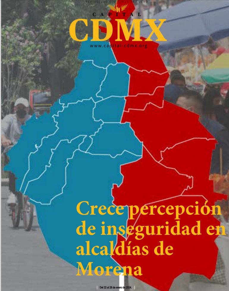 Crece percepción de inseguridad en alcaldías de Morena
