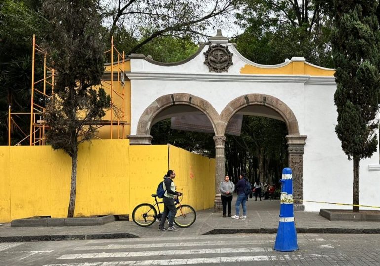 Recuperan espacios históricos de Coyoacán