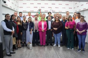 Octavio Rivero como candidato de Morena para la alcaldía de Milpa Alta.