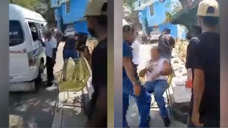 Extorsionadores golpearon a checadores y conductores del transporte público