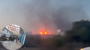 Incendio en el penal "La Pila" en San Luis Potosí