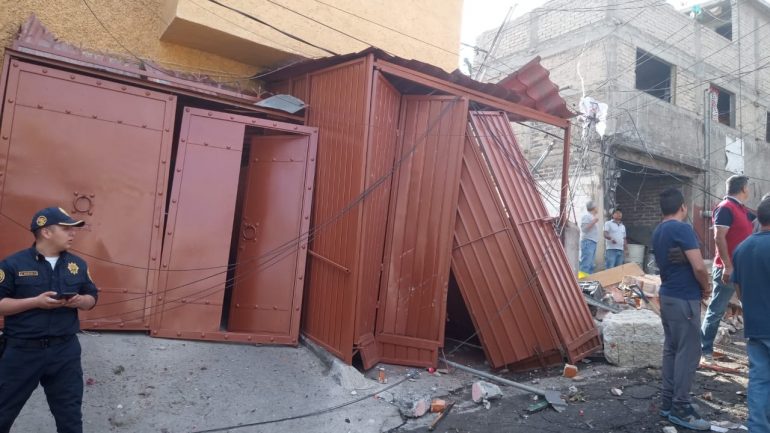 Explosión en un inmueble debido a la acumulación de gas