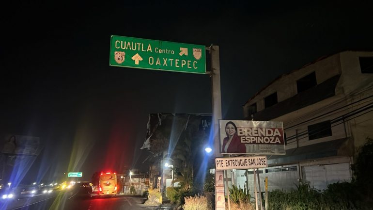 Sabotean publicidad de Lucy Meza en Morelos