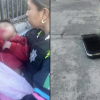 Abandonaron a un bebé de dos años dentro de una maleta