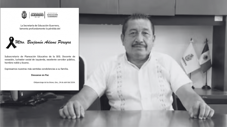 Benjamín Pereyra, subsecretario de planeación Educativa fue hallado muerto