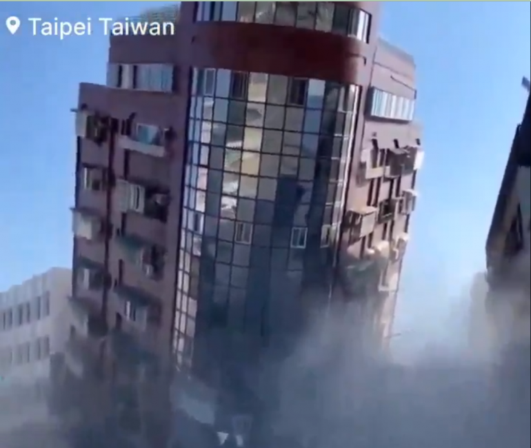 Terremoto en Taiwán
