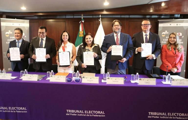 Celebra TEPJF convenio de colaboración para impulsar la profesionalización de abogados