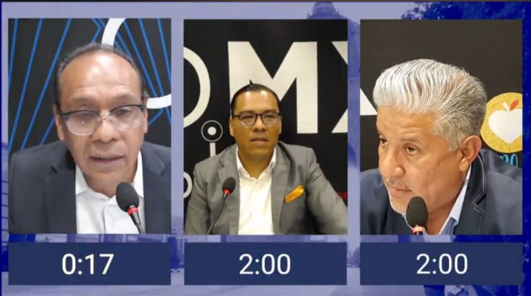 Daniel Ordoñez ganó el primer debate por la alcaldía Iztacalco