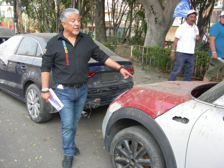 Daniel Ordoñez irá por el retiro de automóviles abandonados en la vía pública