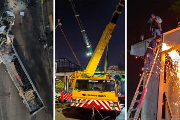 La línea 5 del Metro fue reabierta, tras el choque del tráiler