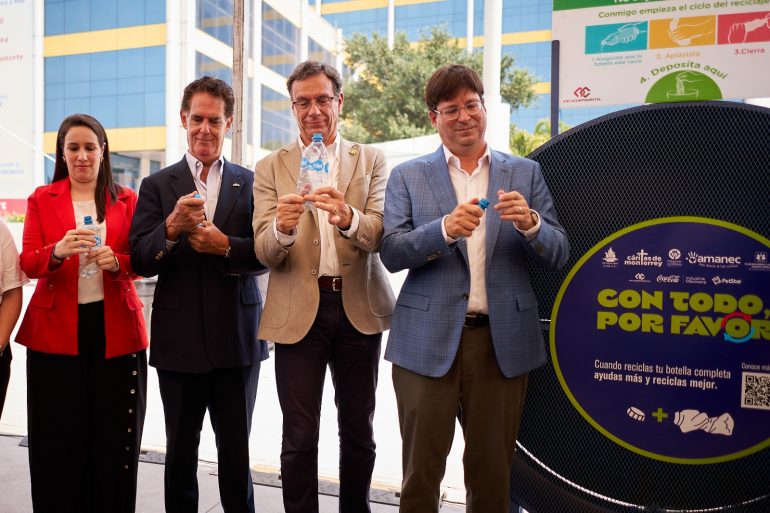 Arca Continental y PetStar presentan programa de reciclaje 'Con Todo por Favor' en Monterrey