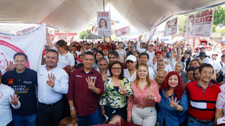 Aleida Alavez se compromete a fortalecer derechos laborales en la alcaldía