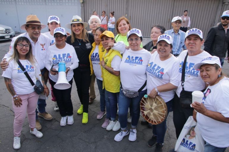 Alfa González llama a los tlalpenses a refrendar el voto al proyecto de la experiencia y los resultados