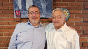 López Obrador se reunió con el presidente de Guatemala