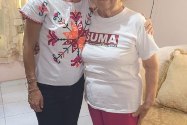 Madre de Rita Ozalia y Rosa Icela Rodríguez recibe en su casa a Claudia Sheinbaum